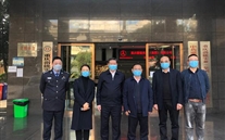 大渡口区刘正光副区长到潜能集团检查复工情形